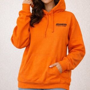 Port and Company Vibrant Orange Hoodie